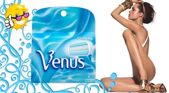Nevainojami gludai ādai: GILLETTE VENUS skuvekļi sievietēm (2 kasetes)