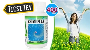 Chlorella BIO - таблетки хлореллы, 400 шт! Источник белка и необходимых для полноценного питания