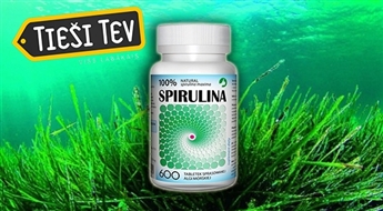 Таблетки Spirulinа (600 шт.) или порошок (200г.)  - источник микроэлементов и белков, богатейший источник витамина B12!