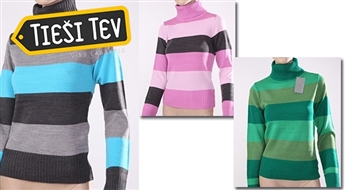 Zīmola Philip Russel svītraini sieviešu džemperi (XS-XXL)