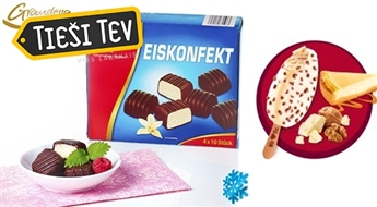 Aromātisks Siera kūkas vai Burbona vaniļas  saldējums