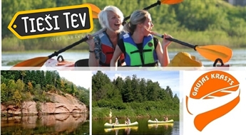 2 dienu laivu brauciens pa Gauju 2 personām maršrutā Valmiera-Cēsis