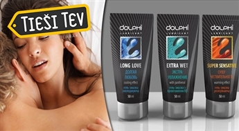 Комплект лубрикантов Dolphi - 3x SUPER SENSITIVE или 3x LONG LOVE
