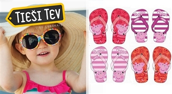 Пляжные тапочки для девочек Peppa Pig (Размеры 23-30)
