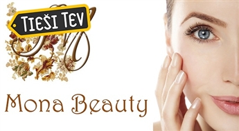 Mona Beauty: Омолаживающая процедура EYELIFT для кожи вокруг глаз с эффектом ботокса с косметикой CHRISTINA