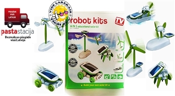 Solar Robot Kit Робот конструктор 6 в 1 со скидкой 60%!