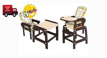 KINDER KRAFT СТОЛИК + СТУЛЬЧИК ДЛЯ КОРМЛЕНИЯ