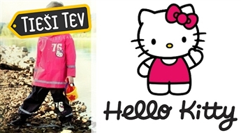 Детские дождевые костьюмы с HelloKitty