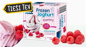 EDEKA: йогуртовое мороженое с малиновым соусом 4x120 мл