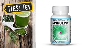 B vitamīna avots - Spirulīnas tabletes (600 gab)