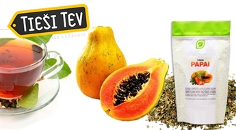 Sasmalcinātas papaijas lapas (100 g ) - antioksidantu un minerālvielu avots