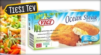 VICI: Panēts kalmāra steiks ar sieru (5 kg)