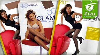 Три пары элегантных колготок «Glamour» 40 den со скидкой -50%. Основа вашего стиля!