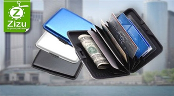 Unikāls ūdensizturīgs maks ALUMA WALLET jūsu izvēlētajā krāsā vizītkartēm, kredītkartēm un dokumentiem tikai par Ls 3,9. Drošībai un komfortam!