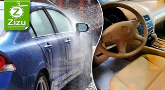 Apvidus auto vai minivena virsbūves mazgāšana, vaskošana un salona tīrīšana