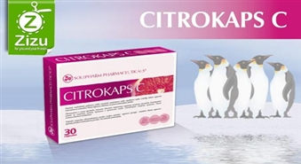 Preparāts „Citrokaps C” pret saaukstēšanos un gripu ar 50% atlaidi!