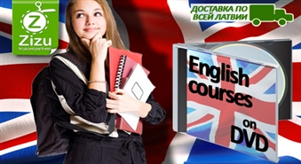 VISĀ LATVIJĀ: Pilna angļu valodas DVD-apmācība pēc DRAGUNKINA ar 50% atlaidi. Let's speak English!