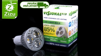 Комплект из ТРЕХ экономичных LED-лампочек для экономии электричества до 13 раз всего за 8,7 Ls. Доставка ПО ВСЕЙ ЛАТВИИ!