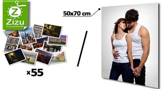 Яркая печать 55 фотографий формата 10х15 или печать огромного плаката 50х70 см со скидкой -50%. Ах, эта фото-жизнь!