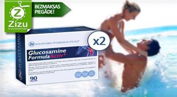 Две упаковки по цене одной: Препарат «Glucosamine formula Activ» с трехступенчатой формулой для здоровья суставов всего за 11,8 Ls. БЕСПЛАТНАЯ ДОСТАВКА от Post24!