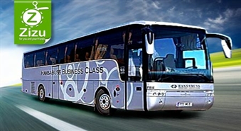 Ceļo ar „Hansabuss” autobusiem maršrutā Rīga-Tallina-Rīga ar 50% atlaidi. Laiks premium klases braucieniem!