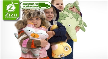 Игрушка-подушка, которая наполнена полезной гречневой лузгой, всего за 6,5 Ls. Кот Босик, песик Микиньш и ежик Альберт ищут друзей!