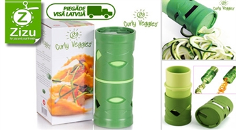 Компактный измельчитель продуктов Curly Veggies Mincer & Peeler для нарезки салатов всего за 7 Ls (9,96 €). Доставка ПО ВСЕЙ ЛАТВИИ!
