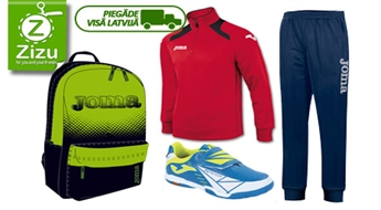 Bērnu sporta preces JOMA SPORT - garais sporta tērps, sporta apavi vai mugursoma, sākot no Ls 6,9. Piegāde VISĀ LATVIJĀ!