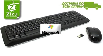 ПО ВСЕЙ ЛАТВИИ: Беспроводная клавиатура и мышка от «Microsoft» со скидкой -40%. Нужные кнопки всегда под рукой!