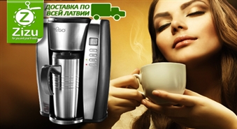 Кофеварка «Coffee Maxx 2 go» с термо-кружкой (0,4 л) в комплекте со скидкой -40%. Мега-друг для любителей кофе «take-away»!