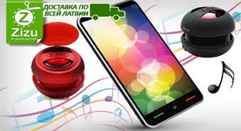 Skaļrunis mobilajam telefonam, pleijerim un iPod ar 50% atlaidi. Klausies mūziku kopā ar draugiem!
