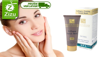 Unikāls nostiprinošs kolagēna krēms sejai (50 ml) ar SPF 20 vai kolagēna maska (100 ml) ar Nāves jūras minerāliem tikai par Ls 7. Piegāde VISĀ LATVIJĀ!