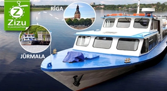 Izklaides brauciens ar kuģīti „New Way” pa vasarīgo maršrutu Rīga-Jūrmala-Rīga ar 50% atlaidi. Jūra sauc un aicina!