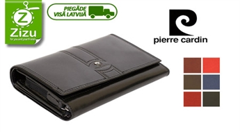 Elegants Pierre Cardin sieviešu maks no 100% dabīgās ādas jūsu izvēlētajā krāsā tikai par Ls 21,5. Piegāde VISĀ LATVIJĀ!