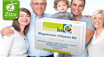 Vērtīgs uztura bagātinātājs ar magniju un vitamīnu B6 kauliem, muskuļiem, normālai sirds un nervu sistēmas darbībai tikai par Ls 2,7. Pārliecinošas rūpes par veselību!
