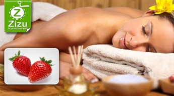 Сочный клубничный SPA-комплекс: массаж, пилинг и обертывание – со скидкой -65%. Фруктовые нотки приближающейся весны!