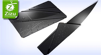 Складной карманный нож CardSharp в форме кредитки со скидкой -51%. Оригинальный и практичный предмет!