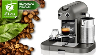 Kapsulu kafijas aparāts Nespresso Krups XN 8105 ar piena uzputošanas sistēmu Aeroccino ar četriem darbības režīmiem tikai par Ls 219,9. BEZMAKSAS PIEGĀDE no Post24!