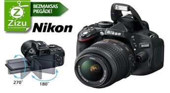 Viegls profesionālais fotoaparāts-kamera NIKON D5100 (Body) ar FULL HD video uzņemšanas režīmu tikai par Ls 256. BEZMAKSAS PIEGĀDE no Post24!