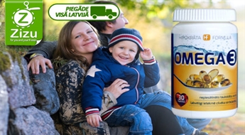 Neaizvietojamās Omega 3 taukskābes (30 vai 60 kapsulas) veselai sirdij un organismam, sākot no Ls 2,3 (€ 3,27). Piegāde VISĀ LATVIJĀ!