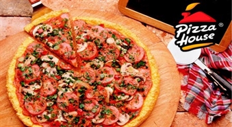 Gardi jebkur: lielā pica pēc jūsu izvēles un kola ar piegādi no „Pizza House” ar 63% atlaidi