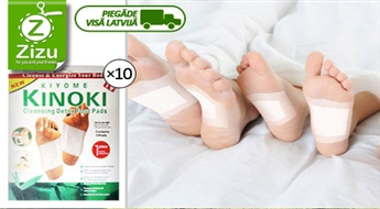 Очищающие организм пластыри «Kinoki Detox» (100 шт.), которые выводят токсины и снимают стресс, всего за 15,2 Ls (21,63 €). Доставка ПО ВСЕЙ ЛАТВИИ!
