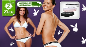 ТРИ пары разноцветных женских трусиков Playboy классической модели или шортиков всего за 6 Ls. Доставка ПО ВСЕЙ ЛАТВИИ!