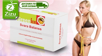 Uztura bagātinātājs „Svara Balanss Greenice” pārliecinošai svara kontrolei tikai par Ls 4,1. Piegāde VISĀ LATVIJĀ!