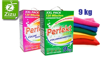 Стиральные порошки Perfekt Gold XXL Pack (9 кг) для цветного или белого и цветного белья всего за 10,9 Ls. Надежное немецкое качество и безупречная чистота!