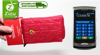 Оригинальные чехлы для мобильных телефонов FERRARI красного или черного цвета всего за 5 Ls. Доставка ПО ВСЕЙ ЛАТВИИ!