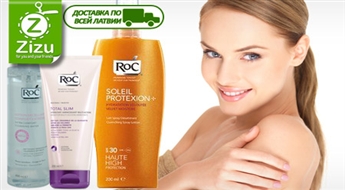 Антицеллюлитная и Anti-Age косметика для лица и тела от известного бренда RoC всего от 4,5 Ls. Доставка ПО ВСЕЙ ЛАТВИИ!
