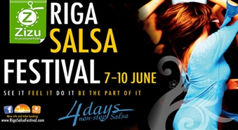 Biļete uz visām RIGA SALSA FESTIVAL dienām un pasākumiem ar 30% atlaidi. Burvīgā dzīve Latino ritmos!