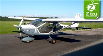 Полет на самолете Aeropakt A-22 над цветущими видами Латвии со скидкой -46%. Пролетая над гнездами аистов!