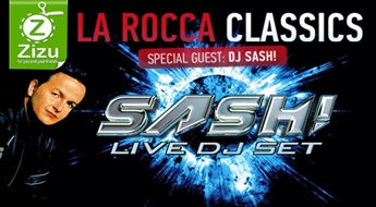 Biļetes uz krāšņām sajūtām bagāto leģendārā DJ Sash! koncertu La Rocca Revolution tikai par Ls 2,5. Izbaudiet Ecuador un Adelante skaņas!